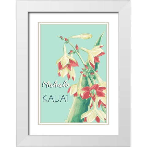 Getaway III White Modern Wood Framed Art Print with Double Matting by Fagalde, Jarman