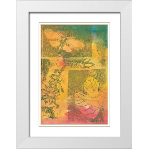 Antique Memories I White Modern Wood Framed Art Print with Double Matting by Combs, Joyce