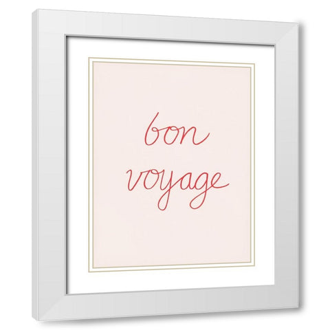 En France III White Modern Wood Framed Art Print with Double Matting by Borges, Victoria