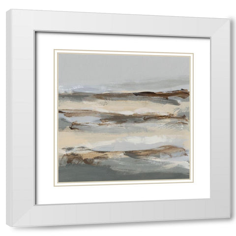 Winter Sun I White Modern Wood Framed Art Print with Double Matting by Long, Christina