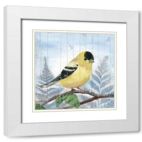 Eastern Songbird III White Modern Wood Framed Art Print with Double Matting by Ludwig, Alicia