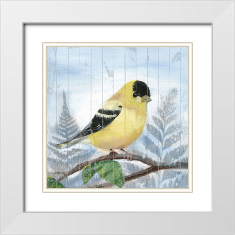 Eastern Songbird III White Modern Wood Framed Art Print with Double Matting by Ludwig, Alicia