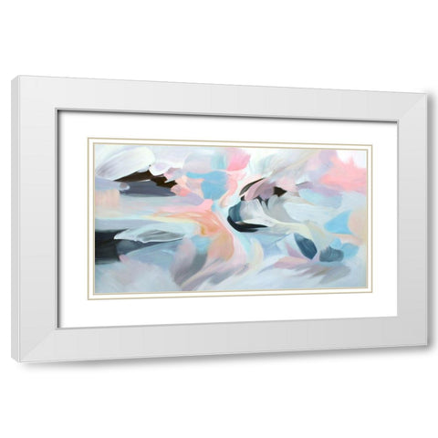 Display of Sensitivity White Modern Wood Framed Art Print with Double Matting by Orlov, Irena