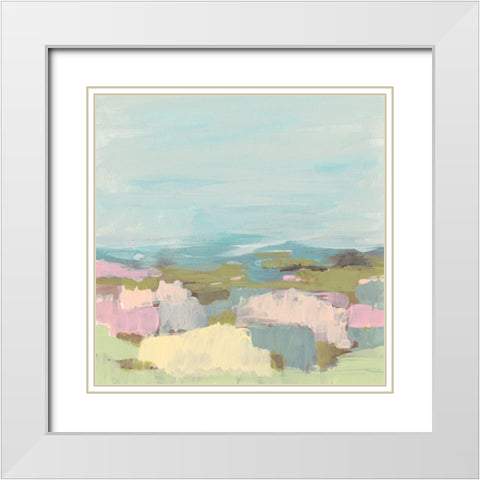 Sweet Scape II White Modern Wood Framed Art Print with Double Matting by Goldberger, Jennifer