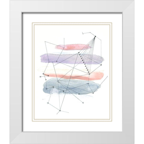 Desert Series II White Modern Wood Framed Art Print with Double Matting by Delamater, Rob