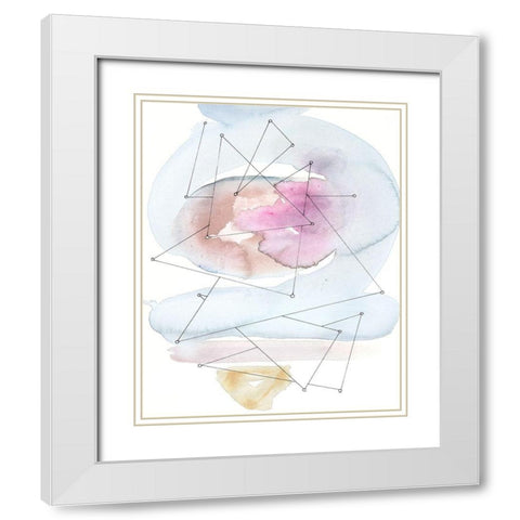Desert Series IV White Modern Wood Framed Art Print with Double Matting by Delamater, Rob