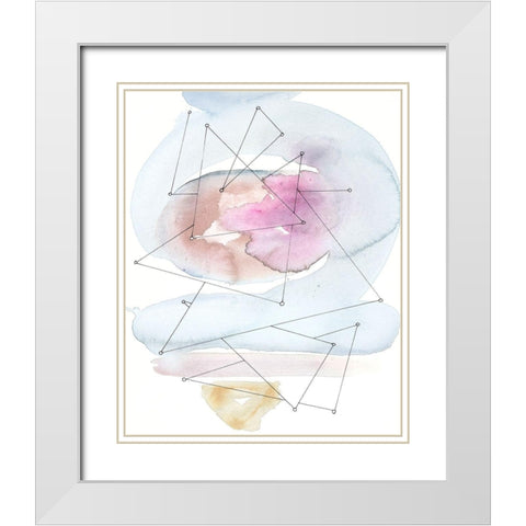 Desert Series IV White Modern Wood Framed Art Print with Double Matting by Delamater, Rob
