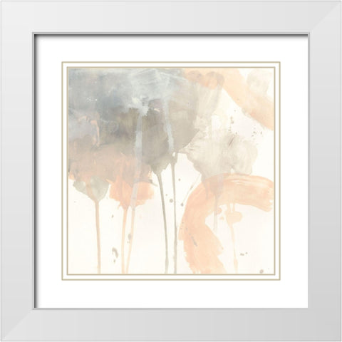 Blush Beacon I White Modern Wood Framed Art Print with Double Matting by Vess, June Erica