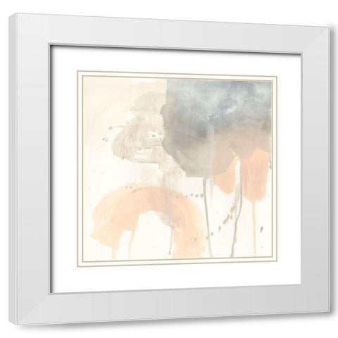 Blush Beacon II White Modern Wood Framed Art Print with Double Matting by Vess, June Erica