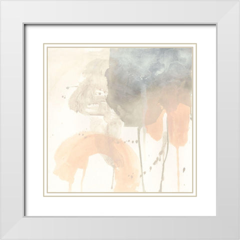 Blush Beacon II White Modern Wood Framed Art Print with Double Matting by Vess, June Erica