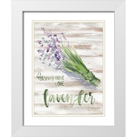 Green Witch II White Modern Wood Framed Art Print with Double Matting by Parker, Jennifer Paxton