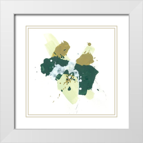 Midori III White Modern Wood Framed Art Print with Double Matting by Vess, June Erica