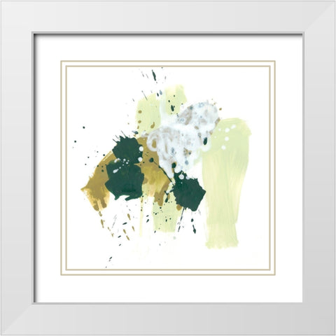 Midori IV White Modern Wood Framed Art Print with Double Matting by Vess, June Erica