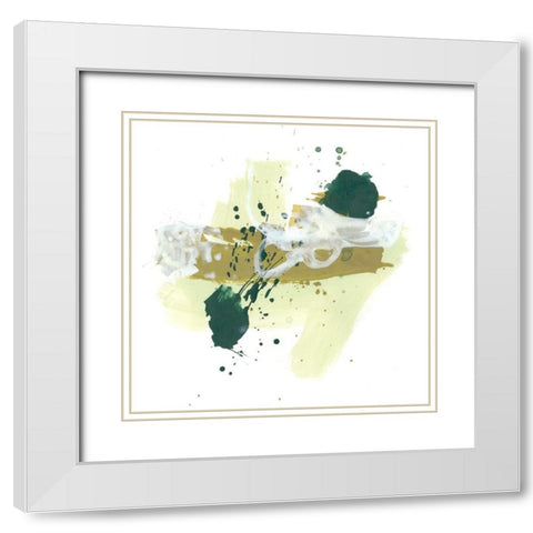 Midori VIII White Modern Wood Framed Art Print with Double Matting by Vess, June Erica