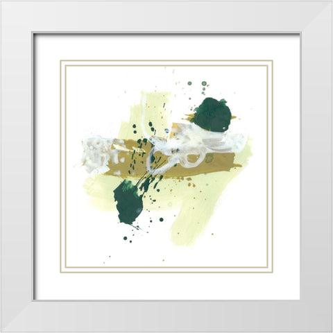Midori VIII White Modern Wood Framed Art Print with Double Matting by Vess, June Erica