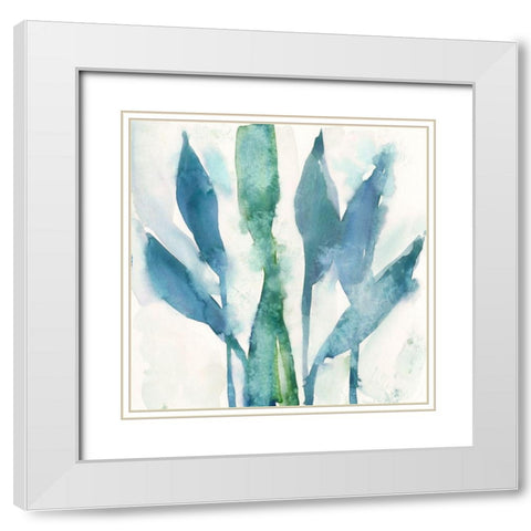 Quiet Beauty I White Modern Wood Framed Art Print with Double Matting by Dixon, Samuel