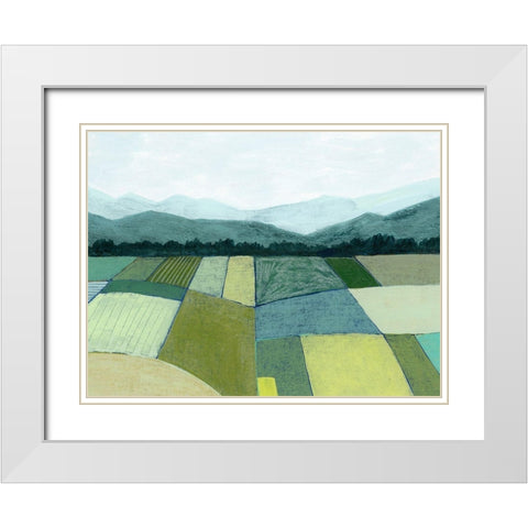 Elevated Crop I White Modern Wood Framed Art Print with Double Matting by Popp, Grace