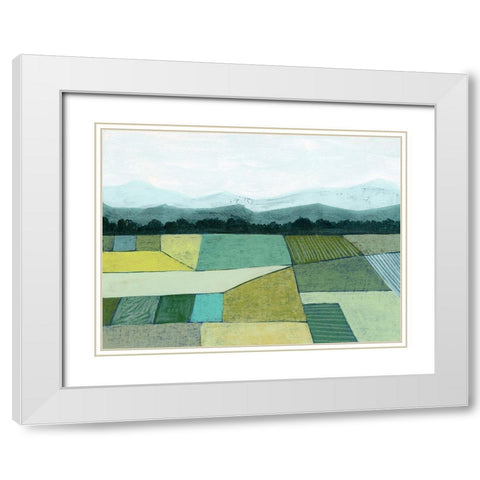 Elevated Crop II White Modern Wood Framed Art Print with Double Matting by Popp, Grace