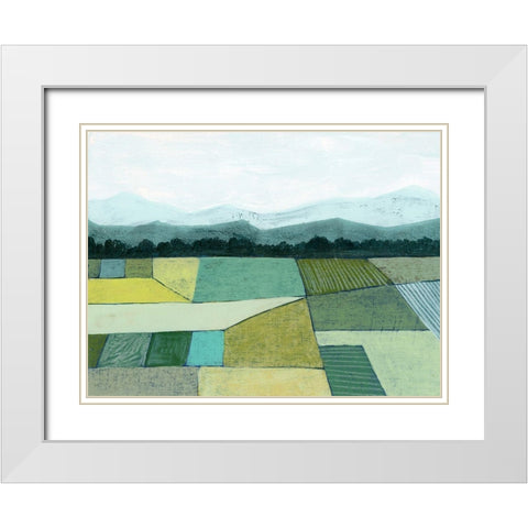 Elevated Crop II White Modern Wood Framed Art Print with Double Matting by Popp, Grace