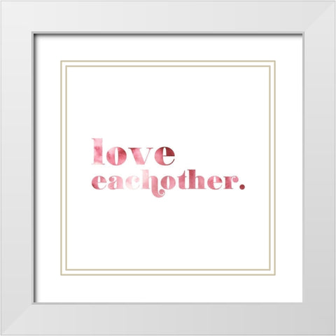 Better World II White Modern Wood Framed Art Print with Double Matting by Popp, Grace