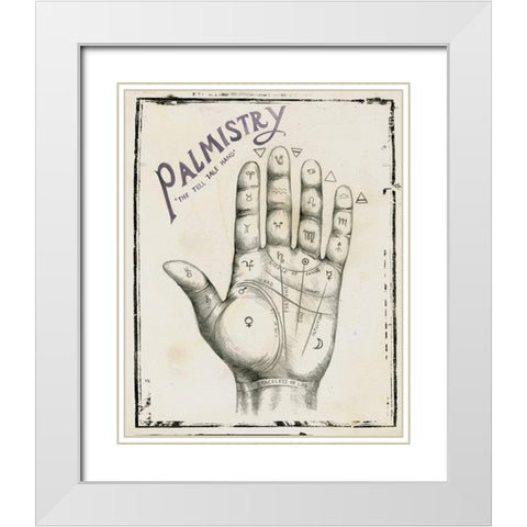 Mystical II White Modern Wood Framed Art Print with Double Matting by Parker, Jennifer Paxton