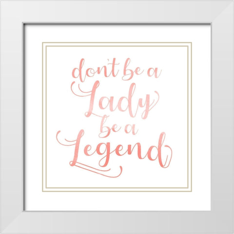 Womanly Advice I White Modern Wood Framed Art Print with Double Matting by Popp, Grace