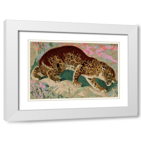 Concrete Jungle Cat I White Modern Wood Framed Art Print with Double Matting by Fagalde, Jarman
