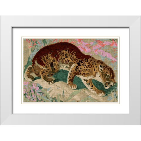 Concrete Jungle Cat I White Modern Wood Framed Art Print with Double Matting by Fagalde, Jarman