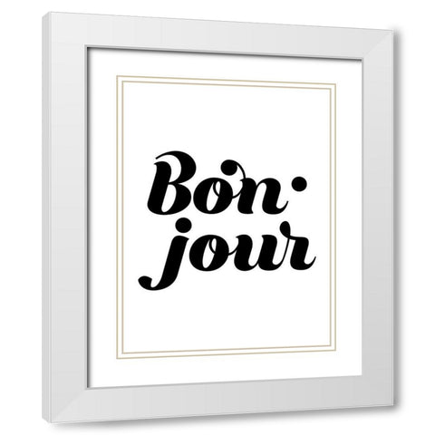 La Vie II White Modern Wood Framed Art Print with Double Matting by Popp, Grace