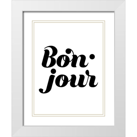 La Vie II White Modern Wood Framed Art Print with Double Matting by Popp, Grace