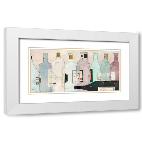 After the Tasting White Modern Wood Framed Art Print with Double Matting by Dixon, Samuel