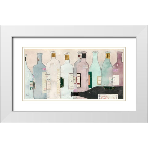 After the Tasting White Modern Wood Framed Art Print with Double Matting by Dixon, Samuel