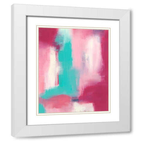 Mesosphere II White Modern Wood Framed Art Print with Double Matting by Moore, Regina