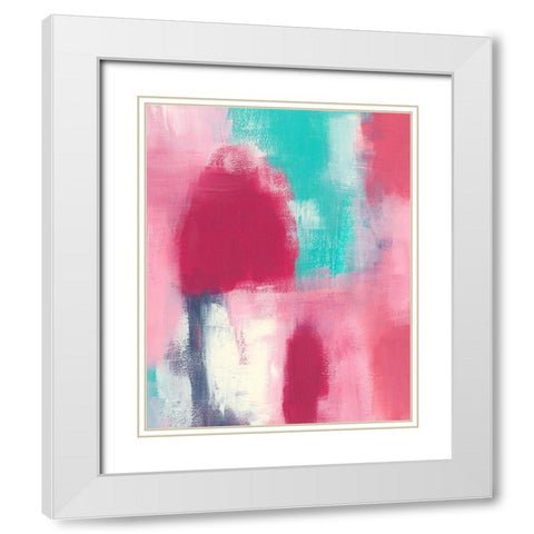 Mesosphere III White Modern Wood Framed Art Print with Double Matting by Moore, Regina