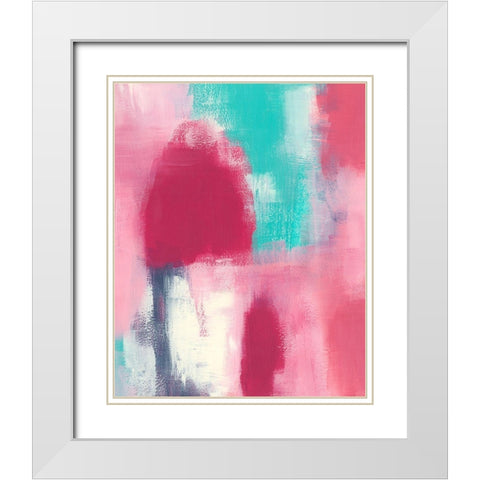 Mesosphere III White Modern Wood Framed Art Print with Double Matting by Moore, Regina
