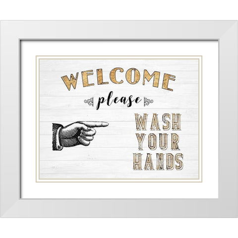 Mild Manners I White Modern Wood Framed Art Print with Double Matting by Fagalde, Jarman