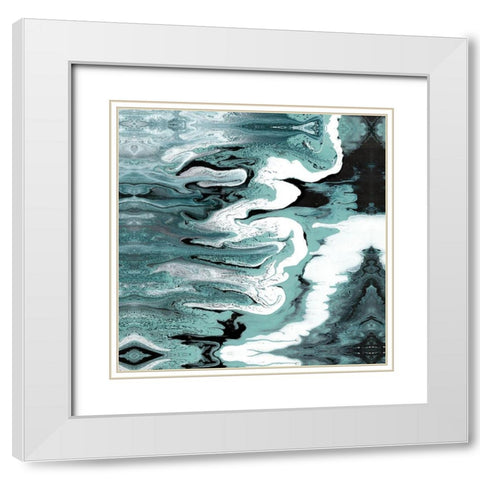 Infused Tierra White Modern Wood Framed Art Print with Double Matting by Guthrie, Jenna