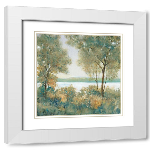 Beyond the Bounds I White Modern Wood Framed Art Print with Double Matting by OToole, Tim