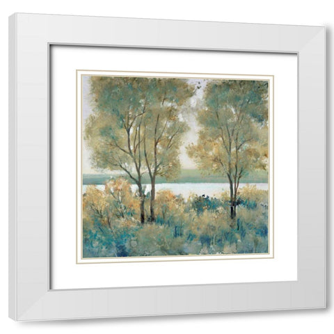 Beyond the Bounds II White Modern Wood Framed Art Print with Double Matting by OToole, Tim