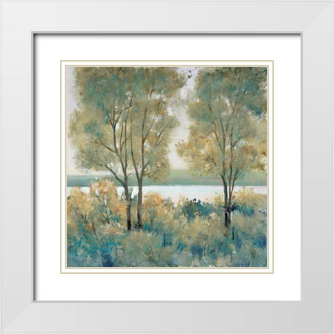 Beyond the Bounds II White Modern Wood Framed Art Print with Double Matting by OToole, Tim