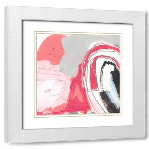 Totality of Pink II White Modern Wood Framed Art Print with Double Matting by Vess, June Erica