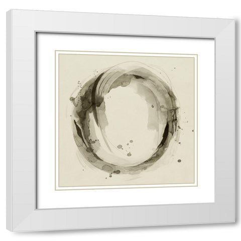 Mud Ring II White Modern Wood Framed Art Print with Double Matting by Popp, Grace