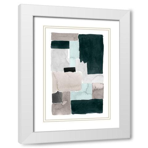 Mended I White Modern Wood Framed Art Print with Double Matting by Popp, Grace