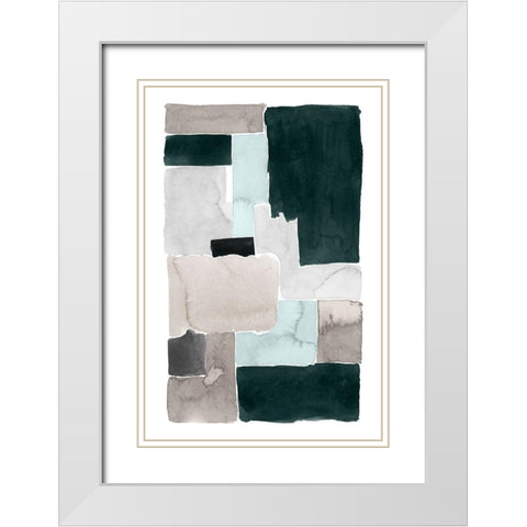 Mended I White Modern Wood Framed Art Print with Double Matting by Popp, Grace