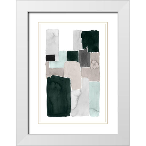 Mended III White Modern Wood Framed Art Print with Double Matting by Popp, Grace