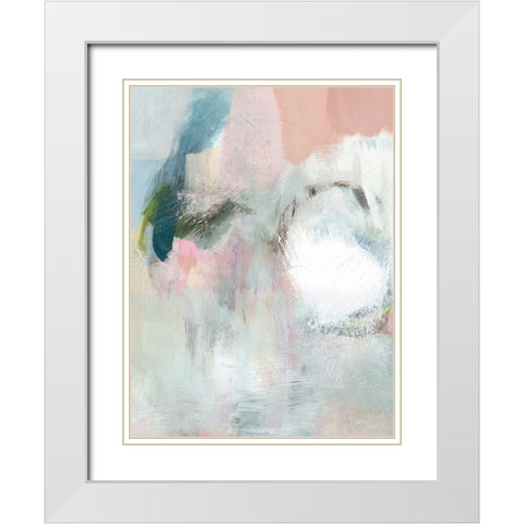 Elefante II White Modern Wood Framed Art Print with Double Matting by Borges, Victoria