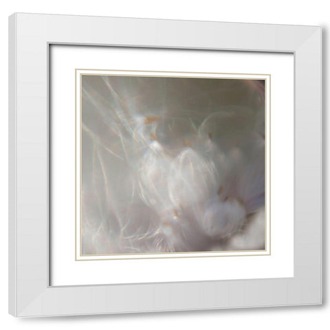 Fairy Dance III White Modern Wood Framed Art Print with Double Matting by Hunt, Gillian
