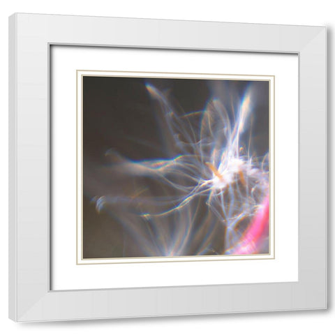 Fairy Dance IV White Modern Wood Framed Art Print with Double Matting by Hunt, Gillian