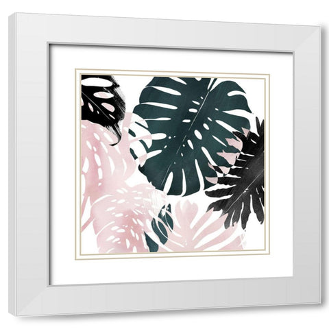 Paradise Sweep II White Modern Wood Framed Art Print with Double Matting by Popp, Grace