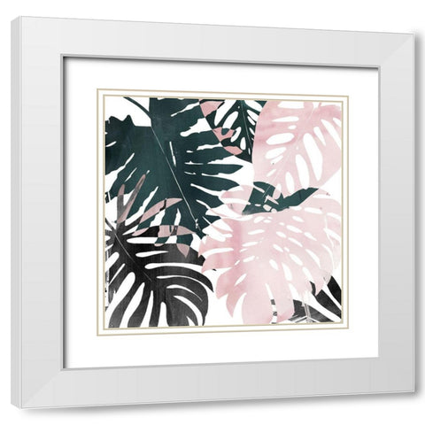 Paradise Sweep III White Modern Wood Framed Art Print with Double Matting by Popp, Grace